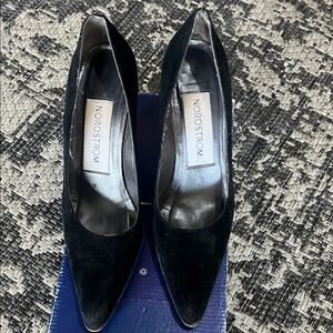 Nordstrom Black Suede Heels
